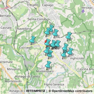 Mappa Via Giulio Cesare, 22063 Cantù CO, Italia (1.20333)
