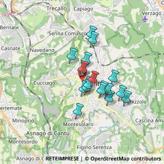 Mappa Via G. Cesare, 22063 Cantù CO, Italia (1.27222)