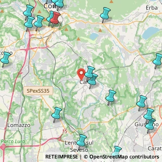 Mappa Via G. Cesare, 22063 Cantù CO, Italia (6.7715)