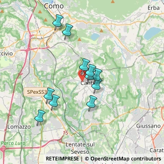 Mappa Via Giulio Cesare, 22063 Cantù CO, Italia (3.10182)