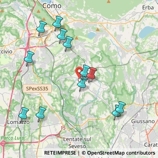 Mappa Via G. Cesare, 22063 Cantù CO, Italia (4.5425)