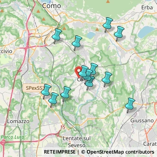 Mappa Via G. Cesare, 22063 Cantù CO, Italia (3.43538)