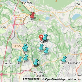 Mappa Via Giulio Cesare, 22063 Cantù CO, Italia (4.09533)