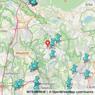 Mappa Via Giulio Cesare, 22063 Cantù CO, Italia (6.924)
