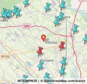 Mappa Via Casal Vecchio, 31020 Villorba TV, Italia (6.196)