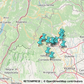 Mappa Piazza Pecori Giraldi, 36030 Valli del Pasubio VI, Italia (10.30154)