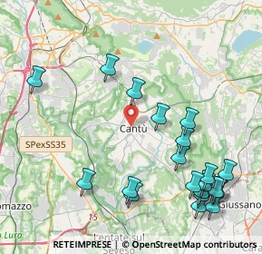 Mappa Via Santa Maria, 22063 Cantù CO, Italia (4.9815)