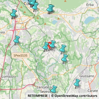 Mappa Via Santa Maria, 22063 Cantù CO, Italia (6.4875)