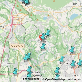 Mappa Via Galimberti, 22063 Cantù CO, Italia (6.9095)