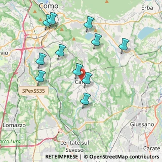 Mappa Via Galimberti, 22063 Cantù CO, Italia (3.96364)