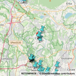 Mappa Via Santa Maria, 22063 Cantù CO, Italia (5.8005)