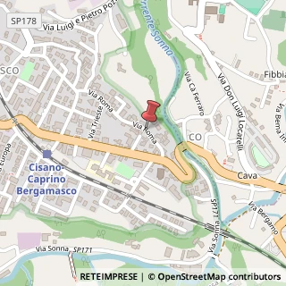 Mappa Via Roma, 9, 24034 Cisano Bergamasco, Bergamo (Lombardia)