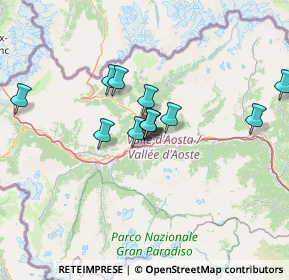 Mappa Via Abbé Chanoux, 11100 Aosta AO, Italia (10.63167)