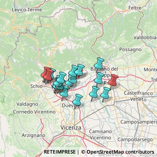 Mappa Via Laverda, 36063 Colceresa VI, Italia (10.781)