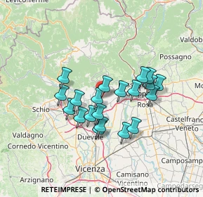 Mappa 36063 Colceresa VI, Italia (11.096)
