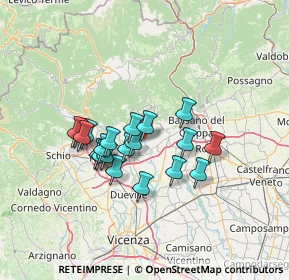 Mappa 36063 Colceresa VI, Italia (10.781)