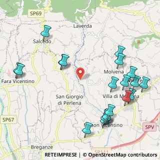 Mappa Via Laverda, 36063 Colceresa VI, Italia (2.581)