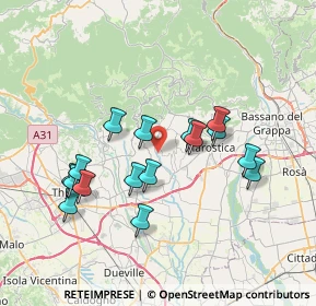 Mappa Via Laverda, 36063 Colceresa VI, Italia (6.81063)