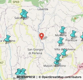 Mappa Via Laverda, 36063 Colceresa VI, Italia (3.38421)