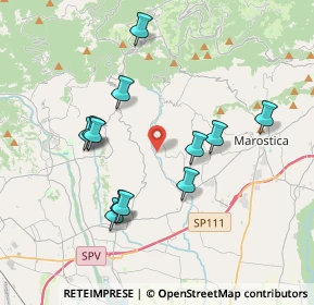Mappa Via Laverda, 36063 Colceresa VI, Italia (3.61667)