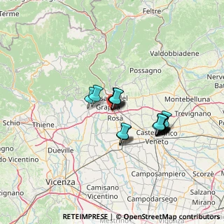 Mappa Via Madonna di Monte Berico, 36061 Bassano del Grappa VI, Italia (10.183)