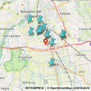 Mappa Via Madonna di Monte Berico, 36061 Bassano del Grappa VI, Italia (1.41154)