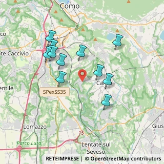 Mappa Via Vigneè, 22060 Cucciago CO, Italia (3.42364)