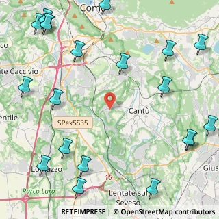 Mappa Via Vigneè, 22060 Cucciago CO, Italia (6.556)