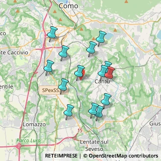 Mappa Via Vigneè, 22060 Cucciago CO, Italia (3.28786)