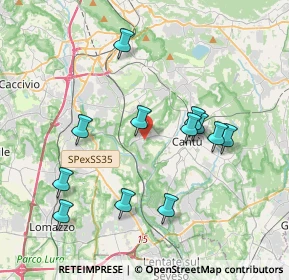 Mappa Via Vigneè, 22060 Cucciago CO, Italia (3.76417)