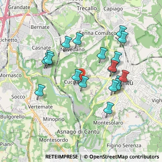 Mappa Via Vigneè, 22060 Cucciago CO, Italia (1.83842)