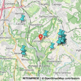 Mappa Via Vigneè, 22060 Cucciago CO, Italia (2.065)