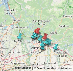 Mappa Via Ponte Regina, 24011 Almè BG, Italia (9.882)