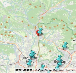 Mappa Via Ponte Regina, 24011 Almè BG, Italia (6.31636)