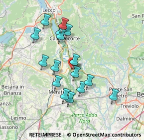 Mappa Via Milano, 23883 Brivio LC, Italia (6.61375)