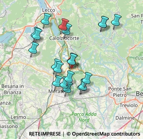 Mappa Via Milano, 23883 Brivio LC, Italia (6.6495)