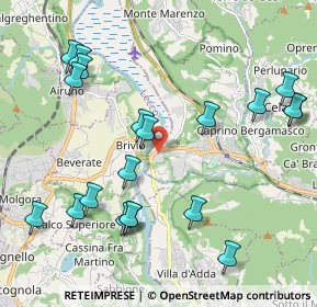 Mappa Via Milano, 23883 Brivio LC, Italia (2.354)