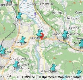 Mappa Via Milano, 23883 Brivio LC, Italia (3.33733)