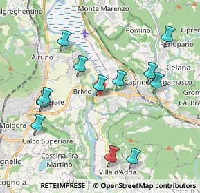 Mappa Via Milano, 23883 Brivio LC, Italia (2.05667)