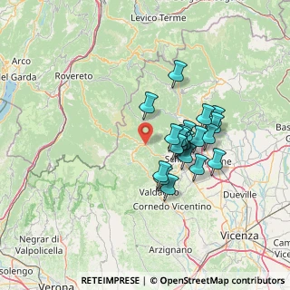 Mappa Via Zoppati, 36030 Valli del Pasubio VI, Italia (11.1695)