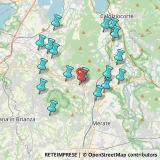 Mappa Via Papa Giovanni XXIII, 23889 Santa Maria Hoè LC, Italia (3.86778)