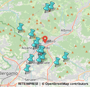 Mappa Via Provinciale, 24027 Nembro BG, Italia (3.82714)