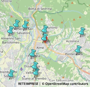Mappa Via Locatelli, 24011 Almè BG, Italia (2.44091)