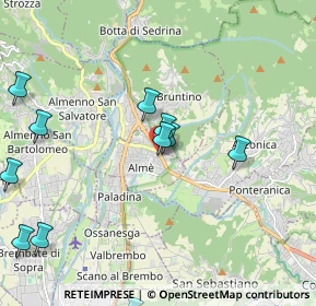 Mappa Via Locatelli, 24011 Almè BG, Italia (2.38727)