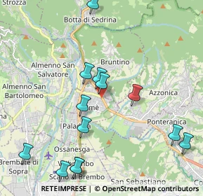 Mappa Via Locatelli, 24011 Almè BG, Italia (2.28692)