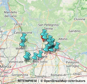 Mappa Via Locatelli, 24011 Almè BG, Italia (10.06438)