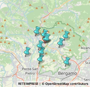 Mappa Via Locatelli, 24011 Almè BG, Italia (2.37455)