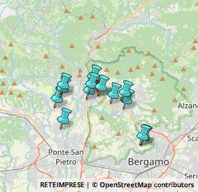 Mappa Via Locatelli, 24011 Almè BG, Italia (2.44923)