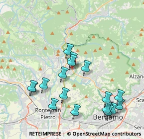 Mappa Via Locatelli, 24011 Almè BG, Italia (4.23941)