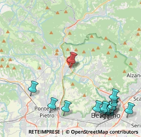 Mappa Via Locatelli, 24011 Almè BG, Italia (5.93313)